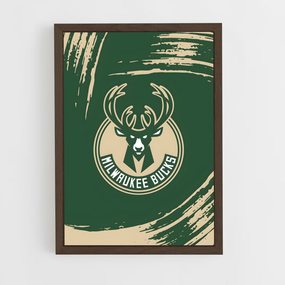Poster Milwaukee bucks – affiche Basketball (vue 5)